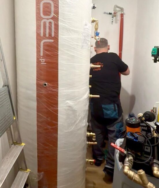 instalacja pompy ciepła w kotłowni