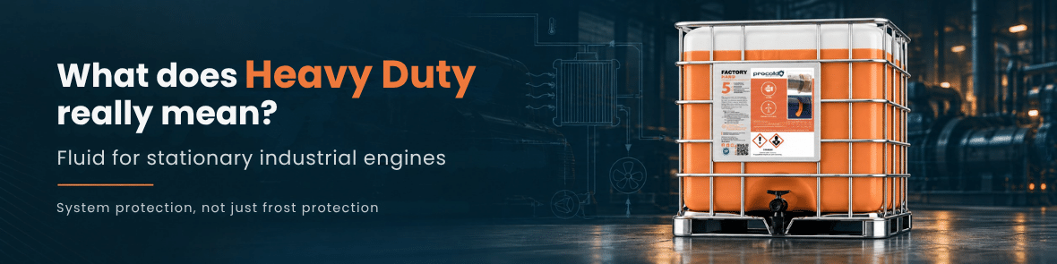 Heavy Duty Coolant for Industrial Engines – What Does It Really Mean?